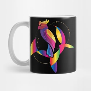 Colorful Cute Galah Cockatoo Mug